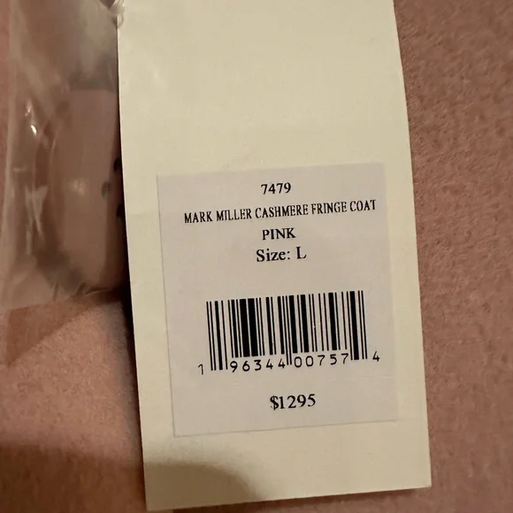 NWT LoveShackFancy beautiful knee-length, 100% cashmere coat - Picture 8 of 9